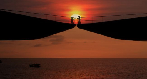 Độc nhất tại Phú Quốc: Một cây cầu của tình yêu và đính ước