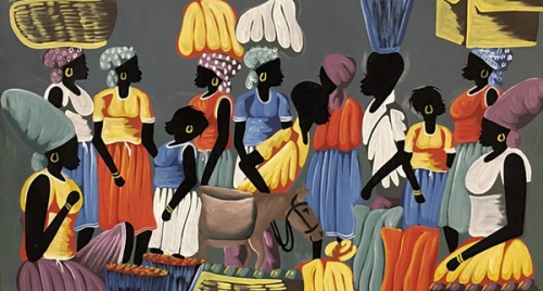 Những bức tranh sống động của họa sĩ Pievy Polyte thu hút người xem Vermont đến Haiti