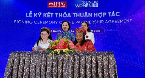 CEO IPPG Lê Hồng Thủy Tiên ký kết hợp tác chiến lược với UN Women, khẳng định vai trò tiên phong vì bình đẳng giới và chuyển đổi số nhân văn