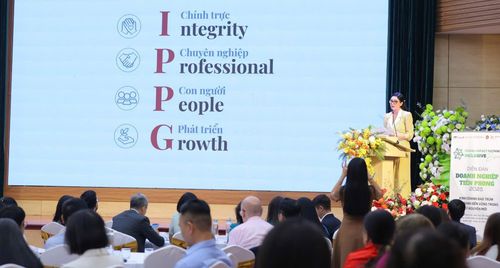 Tổng Giám đốc IPPG Lê Hồng Thủy Tiên: “Kinh doanh bao trùm và phát triển bền vững là con đường duy nhất để doanh nghiệp tồn tại trong kỷ nguyên mới.”