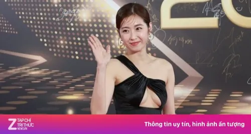 Diễn viên Trần Tự Dao mặc táo bạo