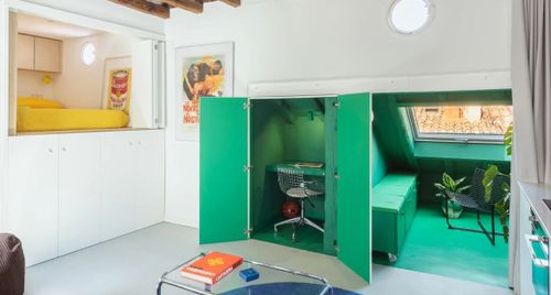 Khoảng trời Madrid trong căn hộ áp mái 30m²