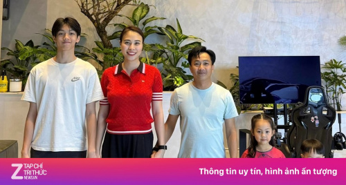 Hình ảnh gây chú ý của gia đình ông Nguyễn Quốc Cường