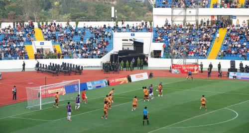 Tưng bừng Lễ khai mạc Giải bóng đá Tứ hùng - Thái Nguyên 2025