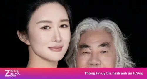 Ảnh Trương Kỷ Trung cùng vợ trẻ tại Đà Nẵng