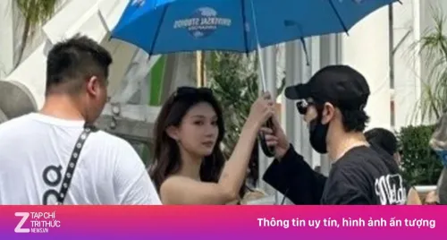 Huỳnh Hiểu Minh đi du lịch cùng gái lạ