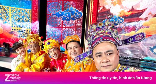 Nghệ sĩ tập luyện Táo Quân