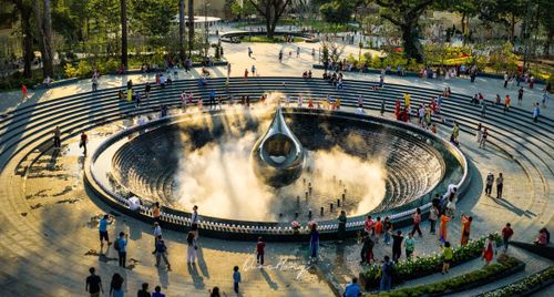 Tái sinh từ di sản: Giọt nước và cuộc bày biện nghệ thuật tại không gian công cộng