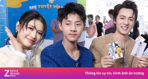 Con trai Đăng Khôi cao 1,7 m ở tuổi 14