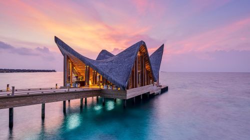 Malediven (Maldives) Six Senses Laamu Drohnen-Aufnahmen (Drone Shots)