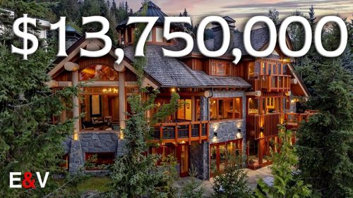 Bên trong nhà gỗ trượt tuyết Whistler Luxury 13,750,000  đô la.