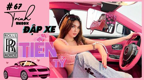 Ngọc Trinh -  Mặc đồ ngủ đập hộp Rolls-Royce tiền tỷ, lái siêu xe chở Kiều đi chợ