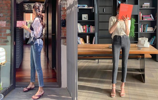 Sandals quai mảnh mix quần jeans - bộ đôi hack dáng hoàn hảo