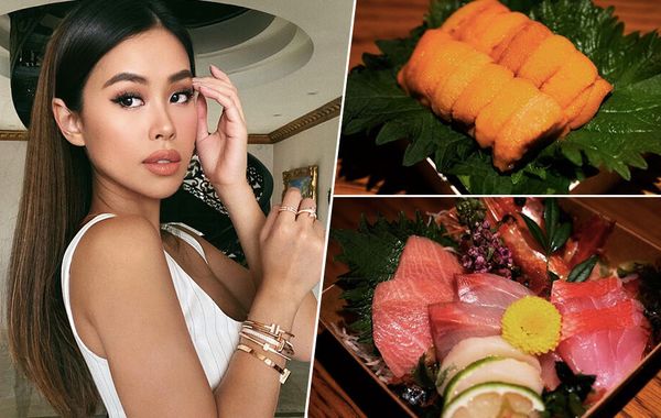 Mục sở thị bữa tiệc Sashimi cao cấp tại gia của Tiên Nguyễn