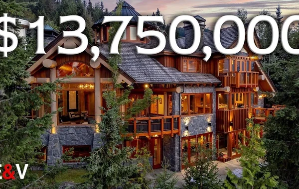 Bên trong nhà gỗ trượt tuyết Whistler Luxury 13,750,000  đô la.