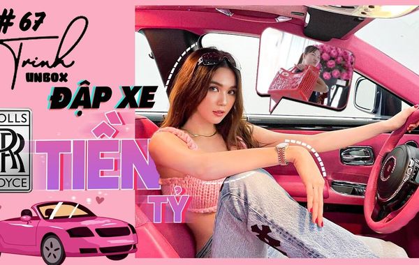 Ngọc Trinh -  Mặc đồ ngủ đập hộp Rolls-Royce tiền tỷ, lái siêu xe chở Kiều đi chợ