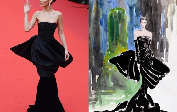 Bella Hadid quyền quý với thiết kế Versace tại thảm đỏ LHP Cannes
