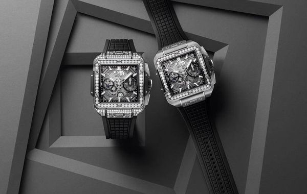 Nghệ thuật kết hợp đá quý giúp đồng hồ Hublot Square Bang Unico đắt đỏ