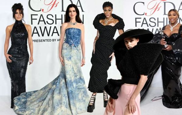 CFDA 2023: Anne Hathaway diện denim chiếm "spolight"