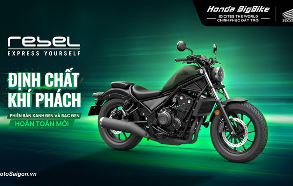 Honda Rebel 500 2024 phiên bản mới bất ngờ ra mắt kèm giá xe