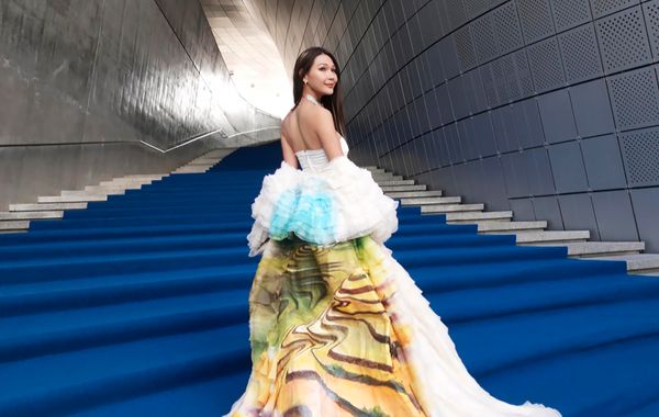 Diệp Linh Châu mang bản sắc Việt tới vị trí Front-Row tại tuần lễ thời trang Hàn Quốc