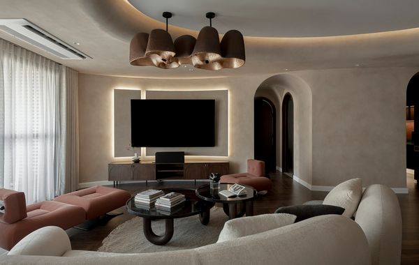 Căn hộ đập thông với thiết kế mang tinh thần wabi sabi