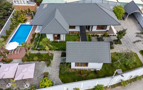 Xây nhà vườn 1.300 m2 4,5 tỷ đồng như khu nghỉ dưỡng