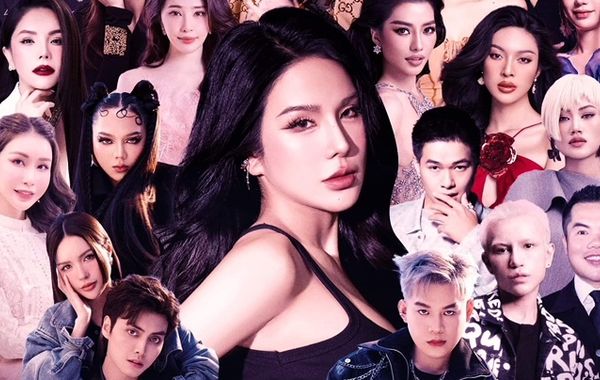 Diệp Lâm Anh mời cả showbiz tham gia phiên live triệu đô, lướt qua tưởng poster đại nhạc hội