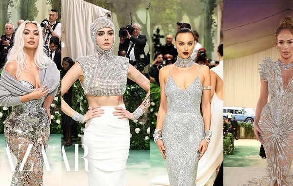 Xu hướng đầm ánh bạc càn quét thảm đỏ Met Gala 2024