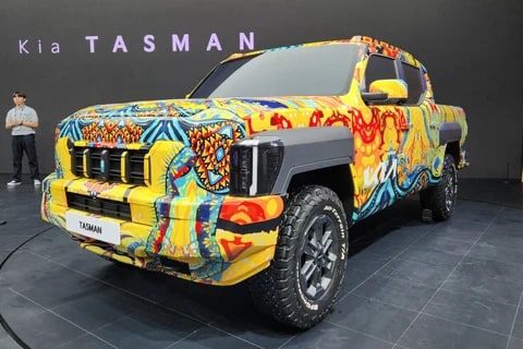 Ảnh thực tế bán tải Kia Tasman