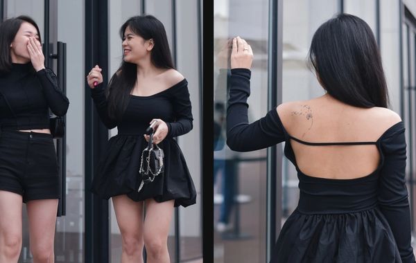 Diện váy ngắn, chẳng lo lắng