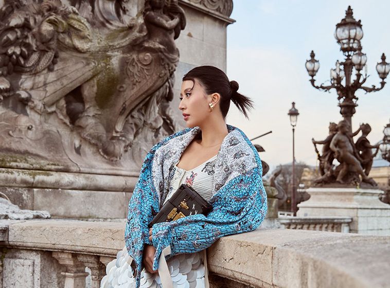 Trang phục Quỳnh Anh Shyn lựa chọn cho front row kỳ này đến từ BST Cruise 2024 của Louis Vuitton.