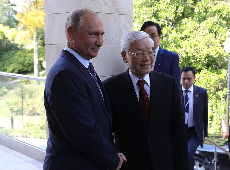 Ngày 6/9/2018, Tổng Bí thư Nguyễn Phú Trọng gặp và hội đàm với Tổng thống Liên bang Nga Vladimir Putin tại thành phố Sochi trong chuyến thăm chính thức Liên bang Nga.
