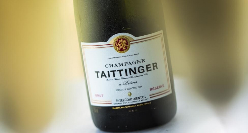 Champagne Taittinger Brut Réserve chính thức được chọn là champagne cho Club InterContinental