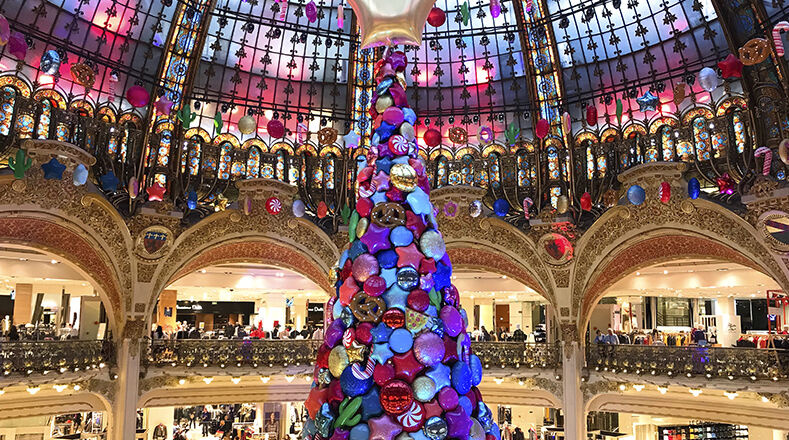 Lung linh sắc màu chợ Giáng sinh Paris