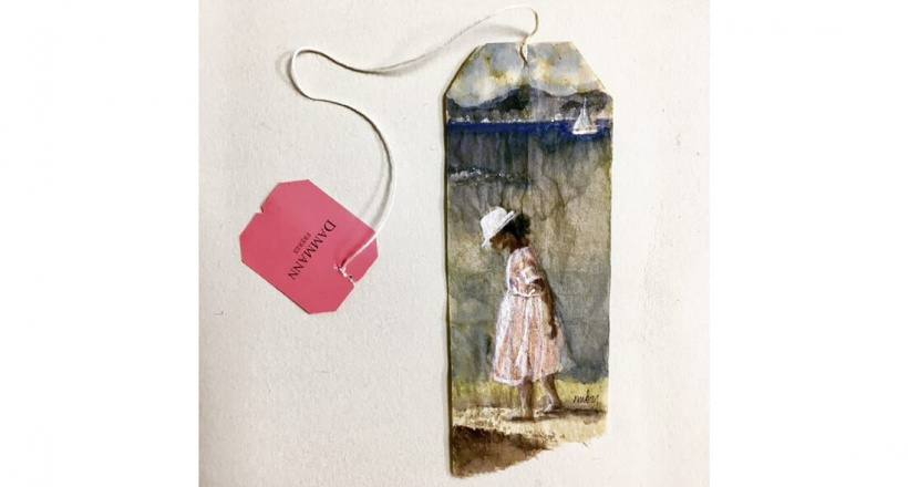 Tuyệt tác trên túi lọc trà