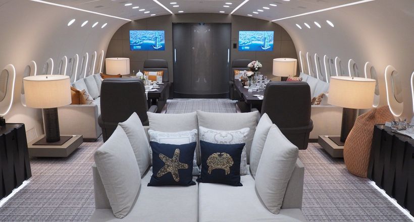 Nội thất sang trọng của Boeing 787-8 Dreamliner