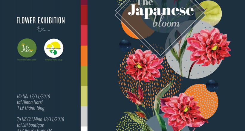 Triển lãm hoa tươi Nhật Bản The Japanese Bloom tại Hà Nội & Hồ Chí Minh