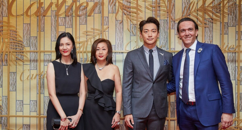 Bi Rain cùng dàn sao nổi tiếng Singapore xuất hiện tại sự kiện của Cartier