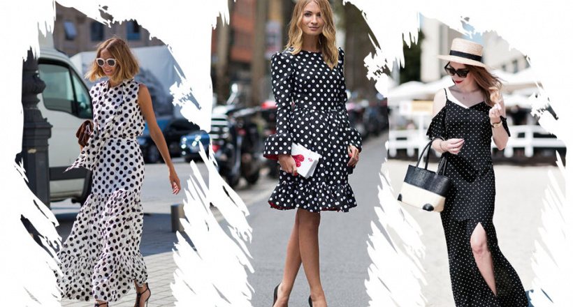 Điệu đà cùng chấm bi như những tín đồ thời trang nổi tiếng