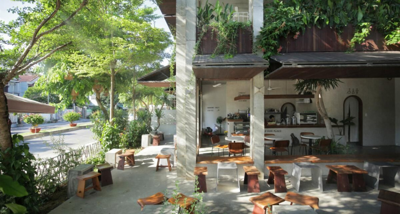 Tiệm cà phê ở Hội An nấp mình dưới tán cây xanh lên tạp chí Mỹ