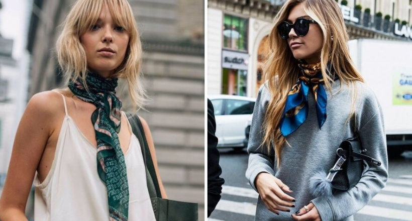 10 ý tưởng thắt khăn cho mùa Thu