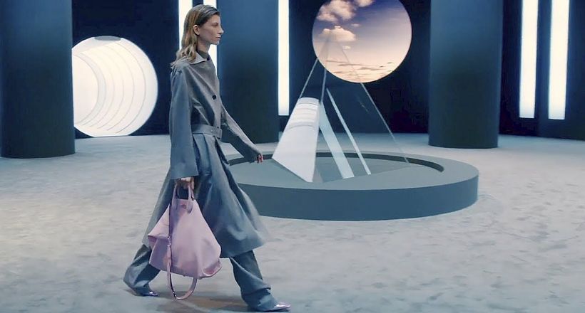 Chủ nghĩa vị lai - Xu hướng thiết kế trong BST Salvatore Ferragamo Thu Đông 2021