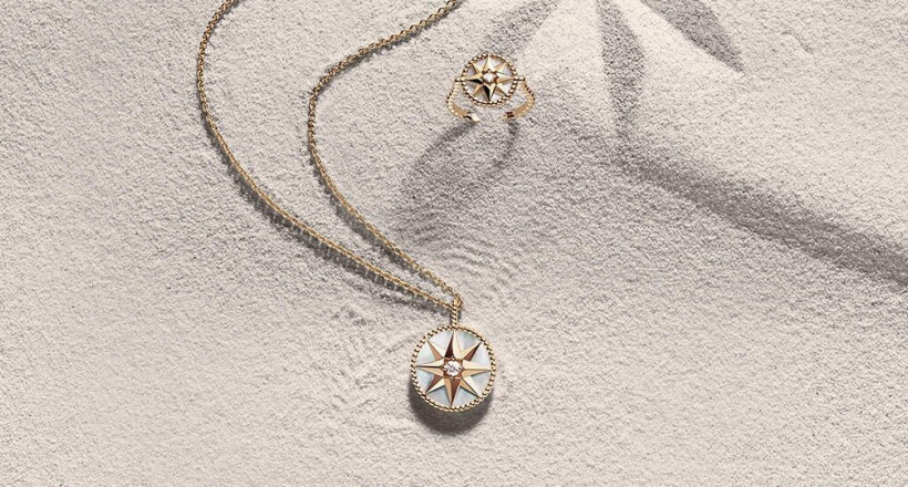 Ngôi sao may mắn của quý ngài Dior được thể hiện trong BST Dior Rose des Vents