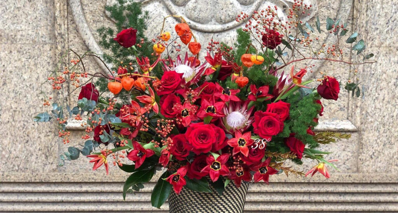 Điểm mặt 9 tiệm hoa tươi nhập khẩu nổi tiếng tại Hà Nội