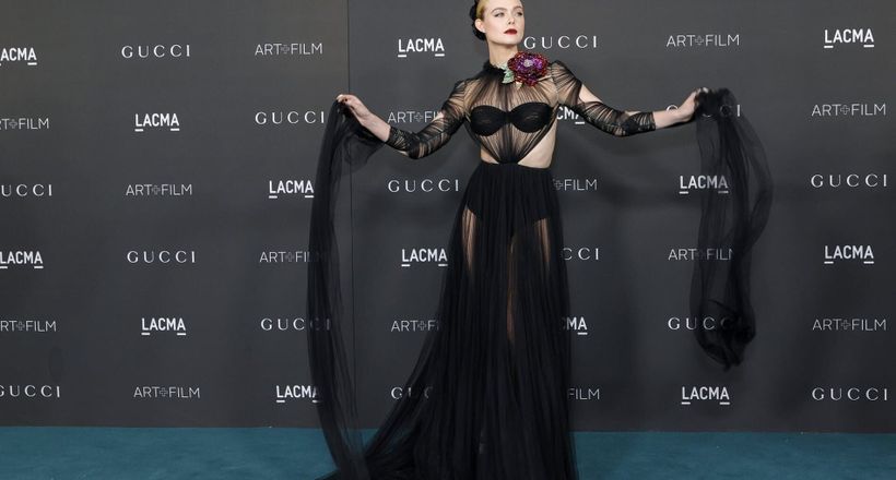 Elle Fanning đưa xu hướng trang điểm mặn mà quyến rũ lên thảm đỏ