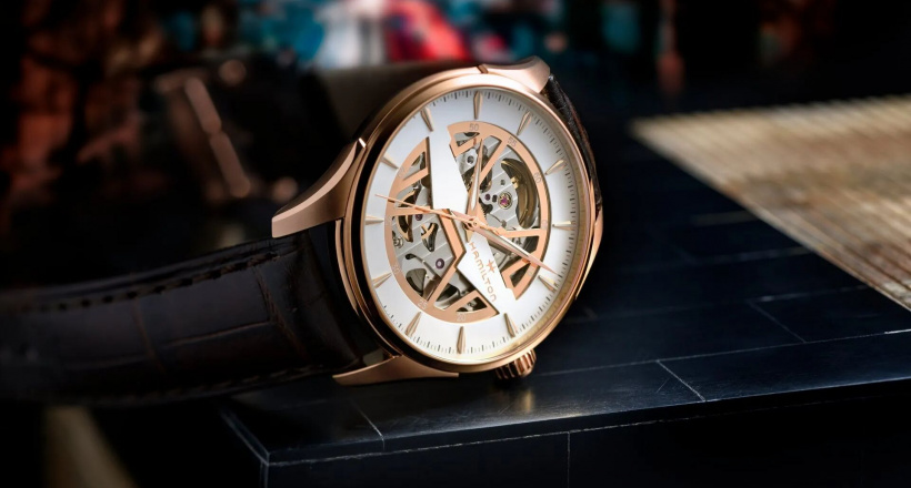 Hamilton Jazzmaster Skeleton: Thể hiện phong cách phái mạnh