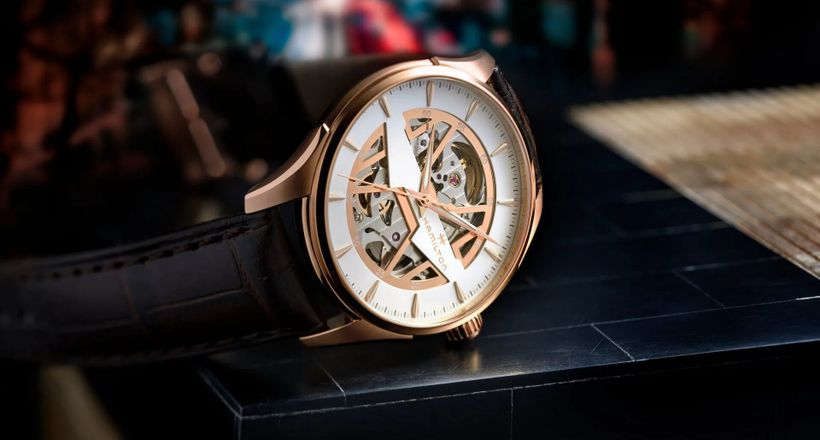 Hamilton Jazzmaster Skeleton: Thể hiện phong cách phái mạnh