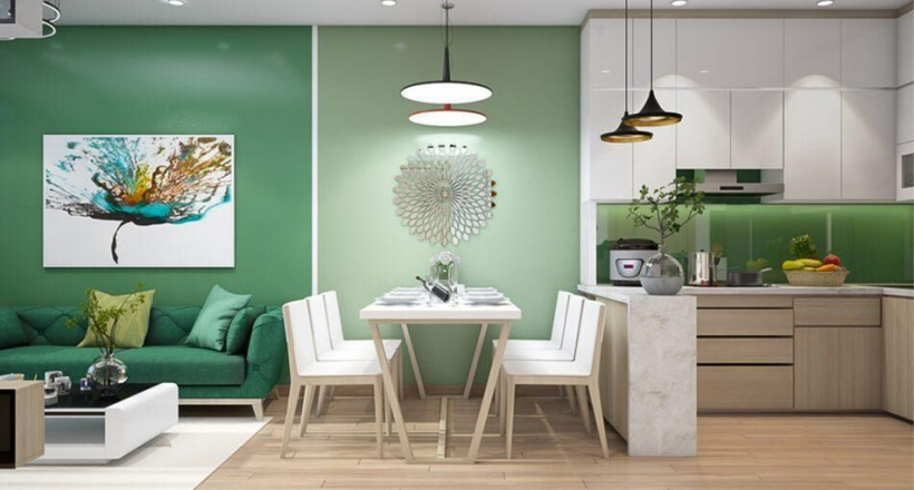 Xanh lá cây sẽ là xu hướng cho màu sơn 2022