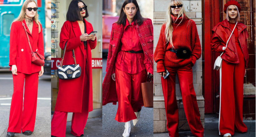 Gợi ý thời trang cùng sắc đỏ mùa lễ hội cuối năm